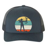 Bow Hunting Archery Retro Vintage Yupoong Adult 5-Panel Trucker Hat