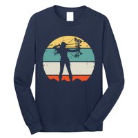 Bow Hunting Archery Retro Vintage Long Sleeve Shirt