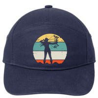 Bow Hunting Archery Retro Vintage 7-Panel Snapback Hat