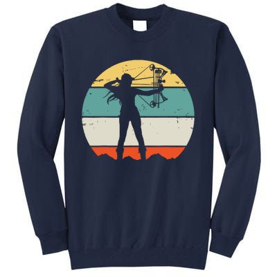 Bow Hunting Archery Retro Vintage Tall Sweatshirt