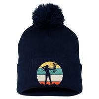 Bow Hunting Archery Retro Vintage Pom Pom 12in Knit Beanie