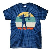 Bow Hunting Archery Retro Vintage Tie-Dye T-Shirt