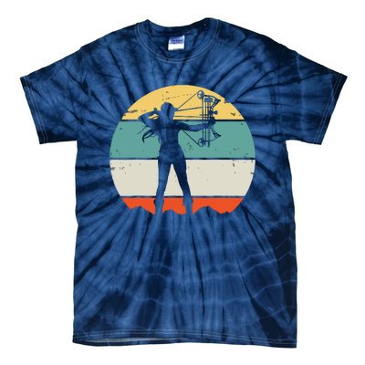 Bow Hunting Archery Retro Vintage Tie-Dye T-Shirt