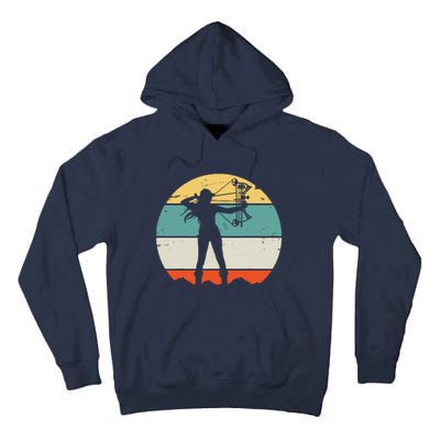 Bow Hunting Archery Retro Vintage Tall Hoodie