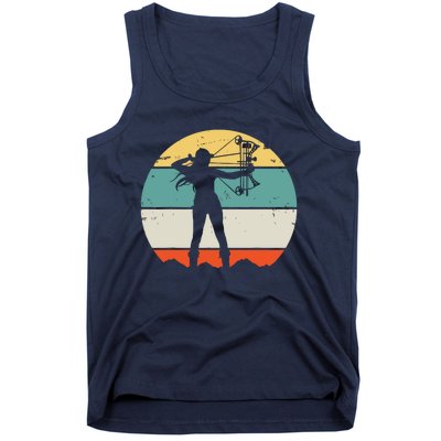 Bow Hunting Archery Retro Vintage Tank Top