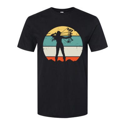 Bow Hunting Archery Retro Vintage Softstyle CVC T-Shirt