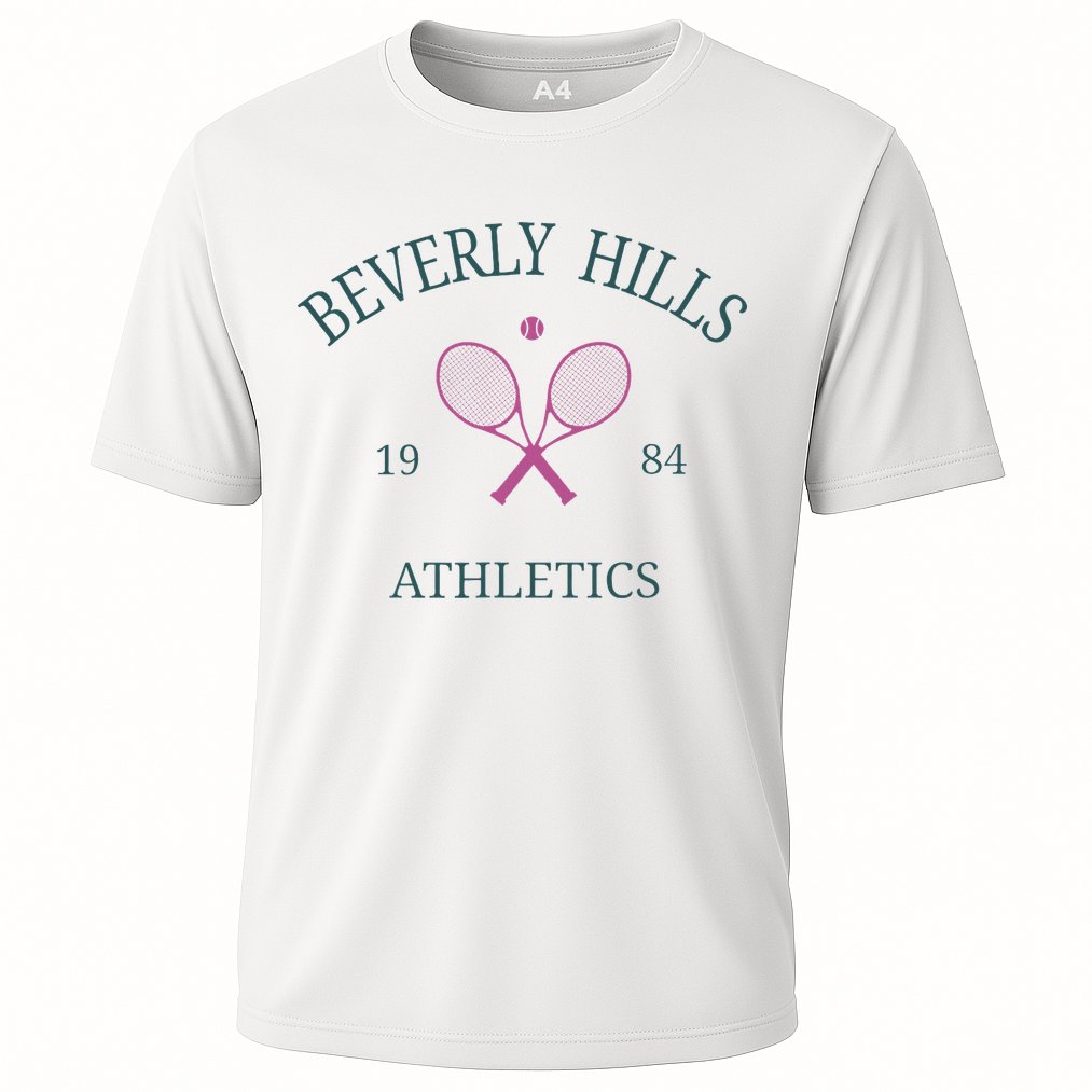 Beverly Hills Athletics California Tennis Club Racquet Prep Cooling Performance Crew T-Shirt