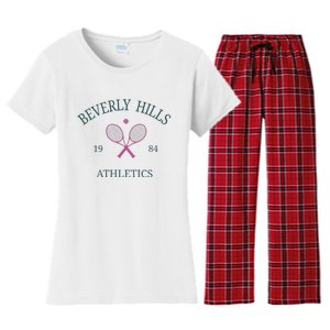 Beverly Hills Athletics California Tennis Club Racquet Prep Women's Flannel Pajama Set