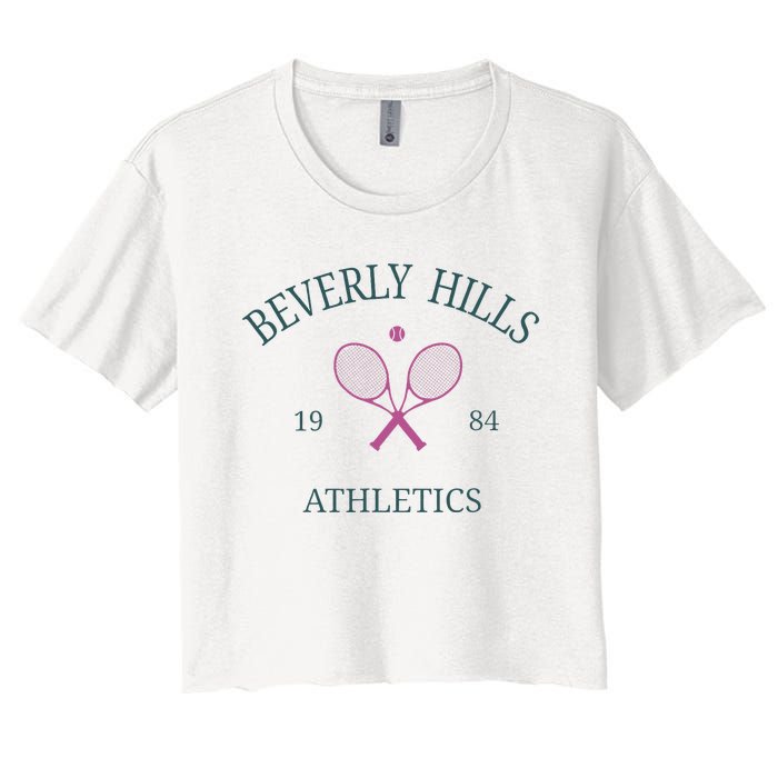 Beverly Hills Athletics California Tennis Club Racquet Prep Women's Crop Top Tee