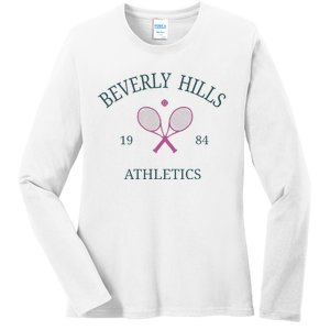 Beverly Hills Athletics California Tennis Club Racquet Prep Ladies Long Sleeve Shirt