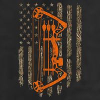 Bow Hunting American Flag Hunter Archery Tree Camouflage 15oz Campfire Ceramic Mug