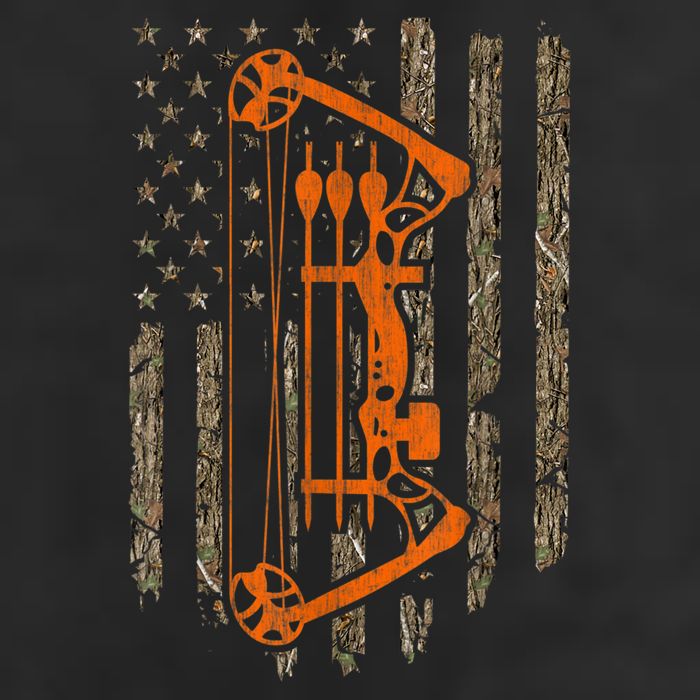 Bow Hunting American Flag Hunter Archery Tree Camouflage 15oz Campfire Ceramic Mug