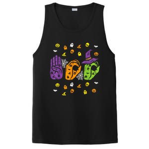 Boo Hands American Sign Language Pride ASL Halloween PosiCharge Competitor Tank