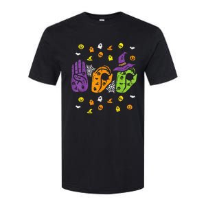 Boo Hands American Sign Language Pride ASL Halloween Softstyle CVC T-Shirt