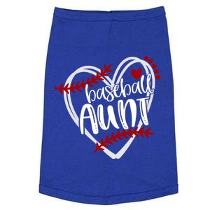 Baseball Heart Aun Auntie Gift Trendy Great Gift Doggie Tank