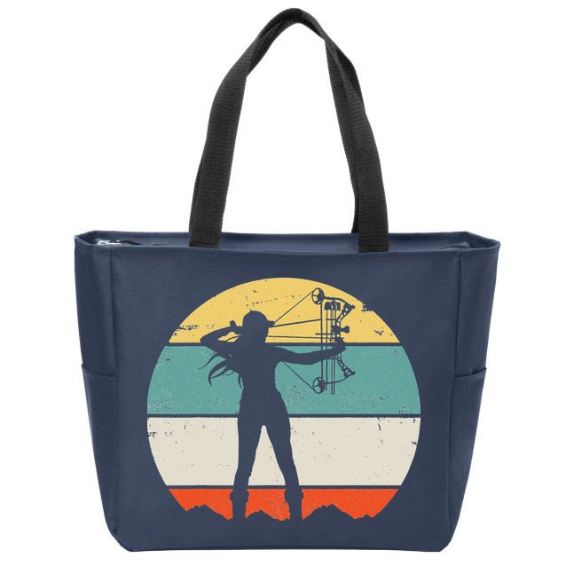 Bow Hunting Archery Zip Tote Bag