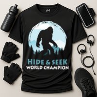 Bigfoot Hide And Seek Champion Cooling Performance Crew T-Shirt