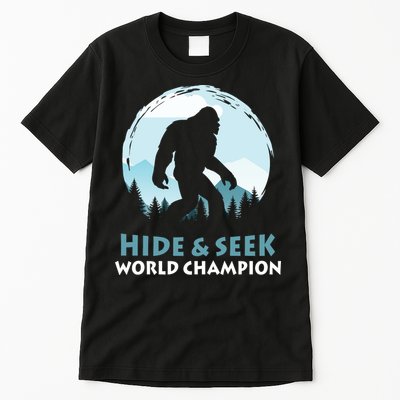 Bigfoot Hide And Seek Champion Tall T-Shirt