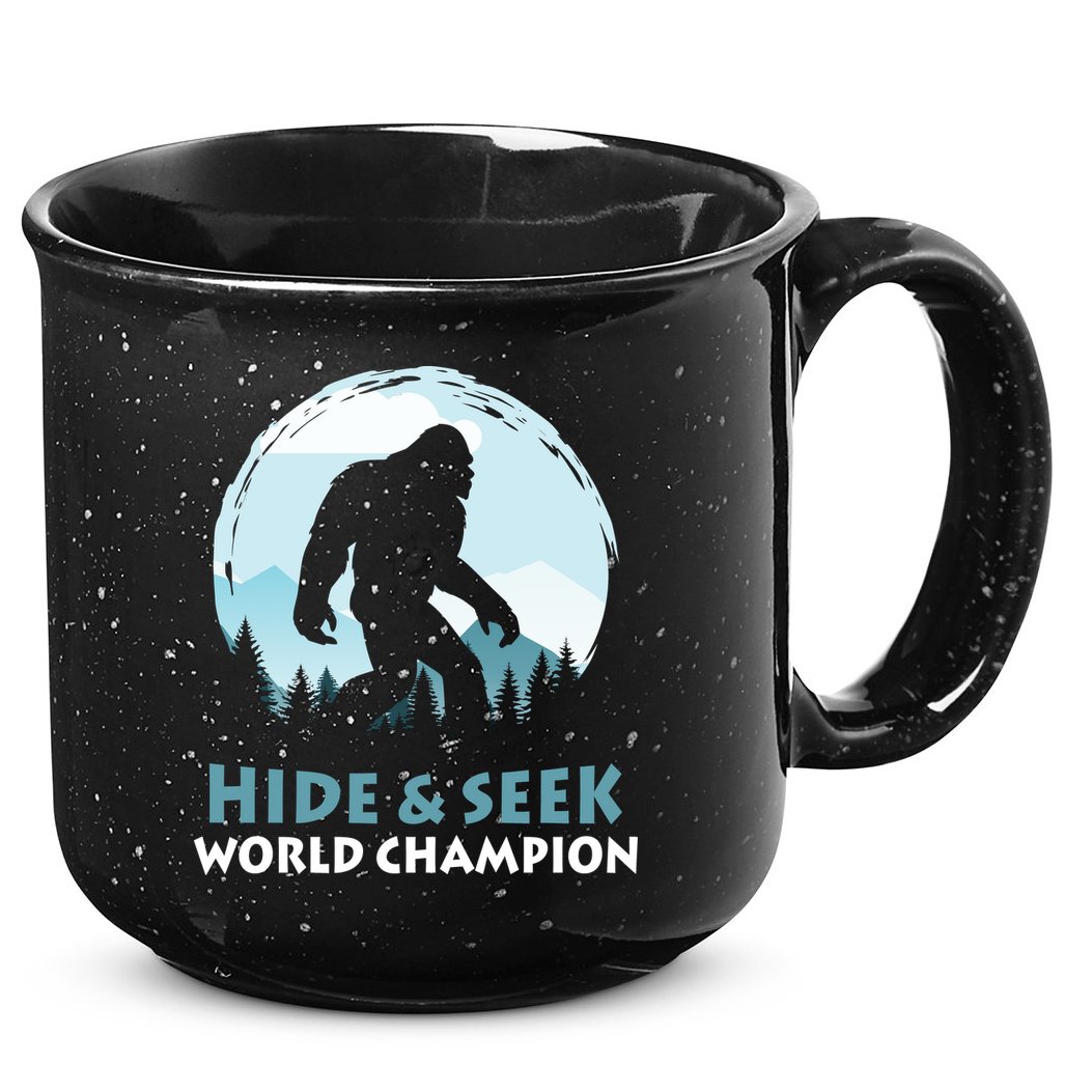 Bigfoot Hide And Seek Champion 15oz Campfire Ceramic Mug