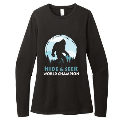 Bigfoot Hide And Seek Champion Womens CVC Long Sleeve Shirt