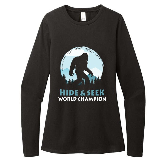 Bigfoot Hide And Seek Champion Womens CVC Long Sleeve Shirt