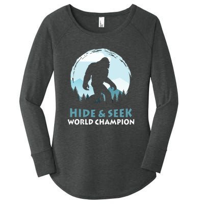 Bigfoot Hide And Seek Champion Women's Perfect Tri Tunic Long Sleeve Shirt