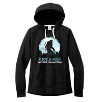 Bigfoot Hide And Seek Champion Women's Fleece Hoodie