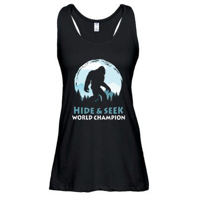 Bigfoot Hide And Seek Champion Ladies Essential Flowy Tank