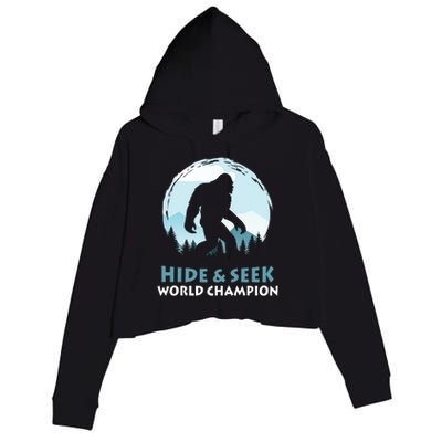 Bigfoot Hide And Seek Champion Crop Fleece Hoodie