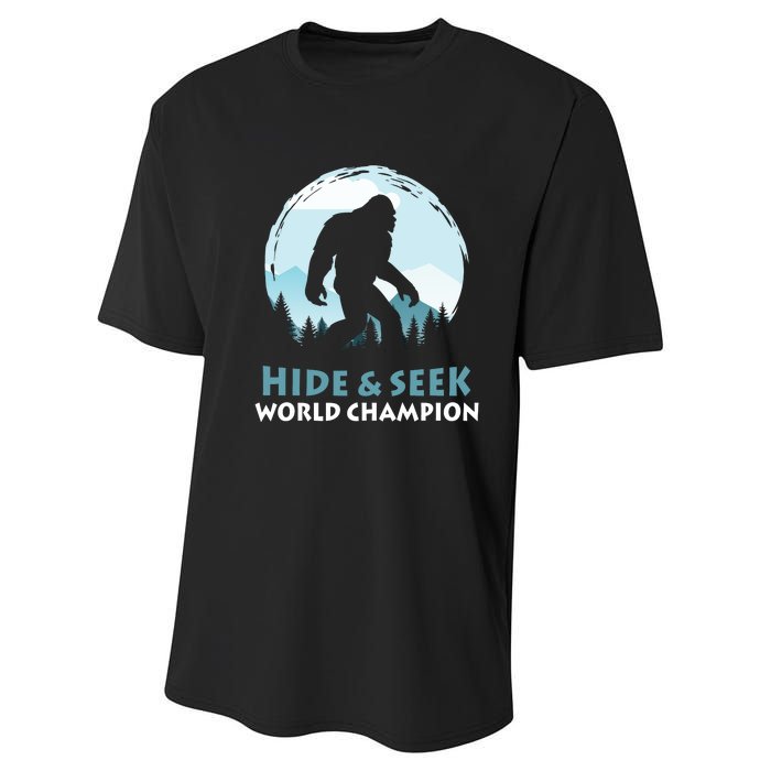 Bigfoot Hide And Seek Champion Performance Sprint T-Shirt