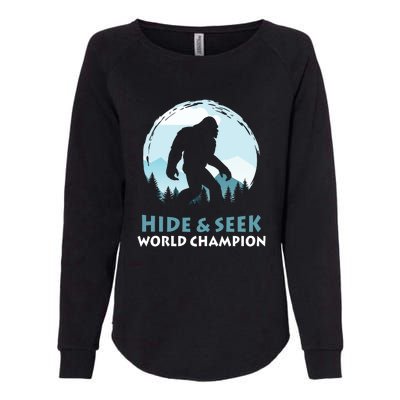 Bigfoot Hide And Seek Champion Womens California Wash Sweatshirt