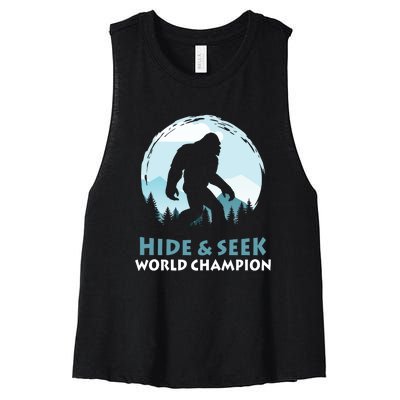 Bigfoot Hide And Seek Champion Women's Racerback Cropped Tank