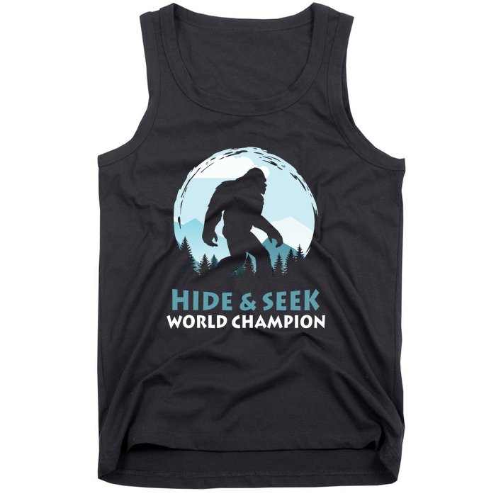 Bigfoot Hide And Seek Champion Tank Top