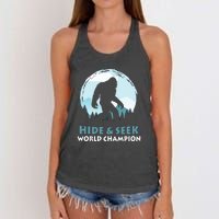 Bigfoot Hide And Seek Champion Women's Knotted Racerback Tank