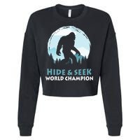 Bigfoot Hide And Seek Champion Cropped Pullover Crew