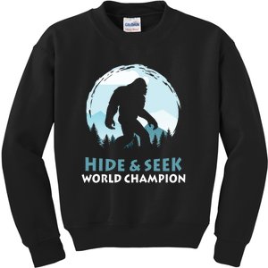 Bigfoot Hide And Seek Champion Kids Sweatshirt