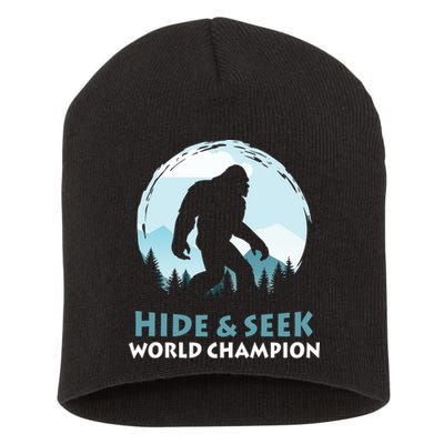 Bigfoot Hide And Seek Champion Short Acrylic Beanie