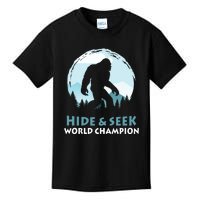 Bigfoot Hide And Seek Champion Kids T-Shirt