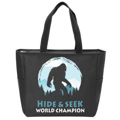 Bigfoot Hide And Seek Champion Zip Tote Bag