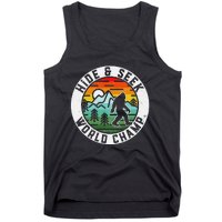 Bigfoot Hide And Seek World Champ Sasquatch Silhouette Tank Top