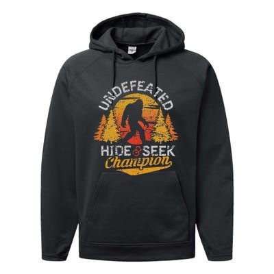 Bigfoot Hide and Seek Champion Sasquatch Performance Fleece Hoodie