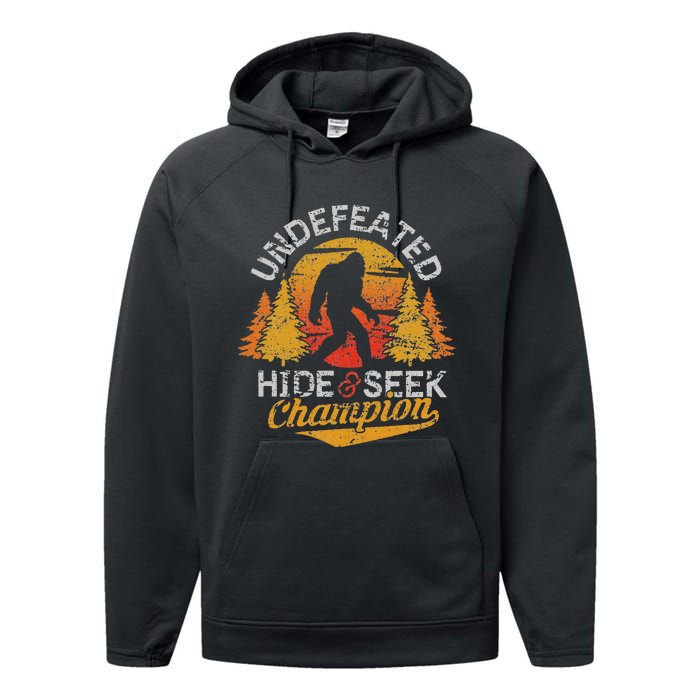 Bigfoot Hide and Seek Champion Sasquatch Performance Fleece Hoodie