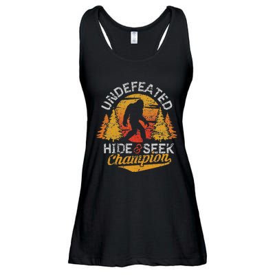 Bigfoot Hide and Seek Champion Sasquatch Ladies Essential Flowy Tank