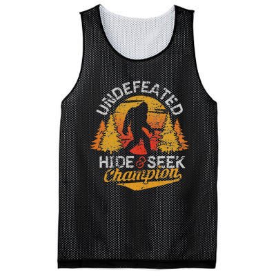 Bigfoot Hide and Seek Champion Sasquatch Mesh Reversible Basketball Jersey Tank