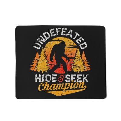 Bigfoot Hide and Seek Champion Sasquatch Mousepad