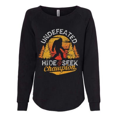 Bigfoot Hide and Seek Champion Sasquatch Womens California Wash Sweatshirt