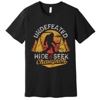 Bigfoot Hide and Seek Champion Sasquatch Premium T-Shirt