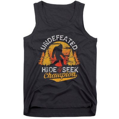 Bigfoot Hide and Seek Champion Sasquatch Tank Top