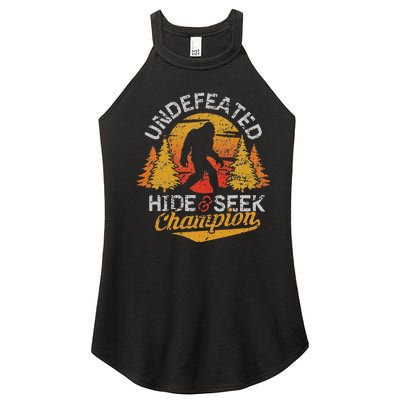 Bigfoot Hide and Seek Champion Sasquatch Women’s Perfect Tri Rocker Tank