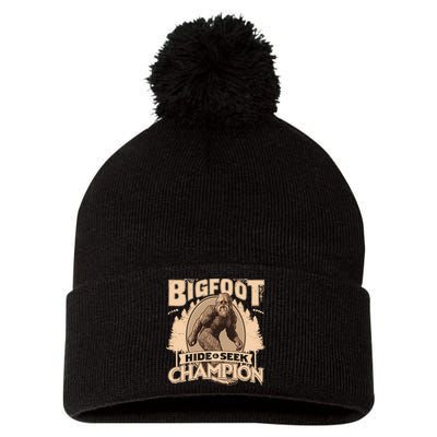 Bigfoot Hide And Seek World Champion Pom Pom 12in Knit Beanie